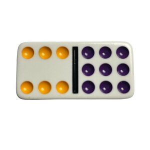 Double Nine Dominoes Replacement Tile 6 9 Color Dot Vintage 1998 mq